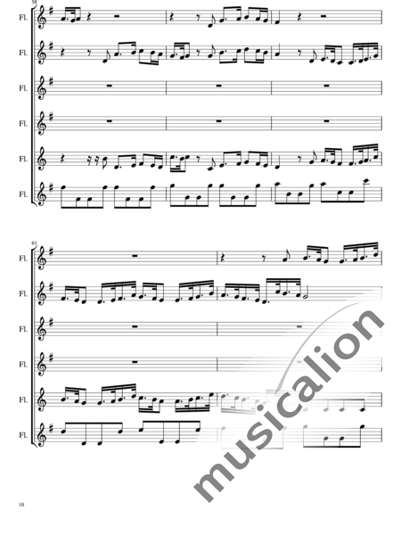 Händel, Georg Friedrich: As steals the morn upon the night - Flöte 6:10