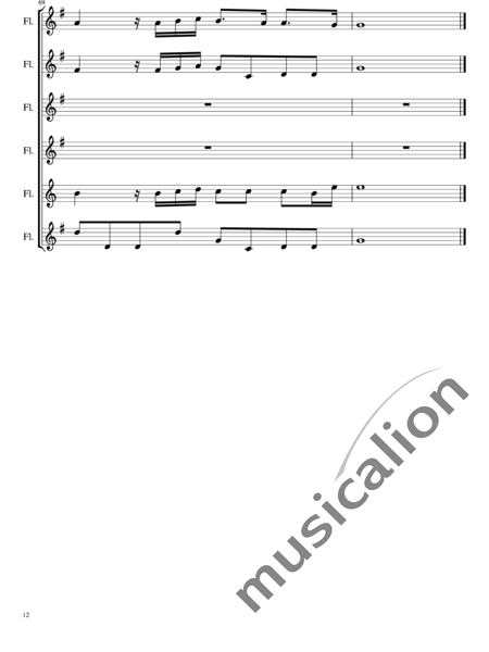 Händel, Georg Friedrich: As steals the morn upon the night - Flöte 6:12