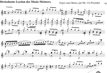 Telemann, Georg Philipp: The Faithful Music Master - 13th Lesson - Solo>sop+[Vln+Vlc]+[Bn+Fl]+[Hpc]+[Vdg]+[Cnt]:0