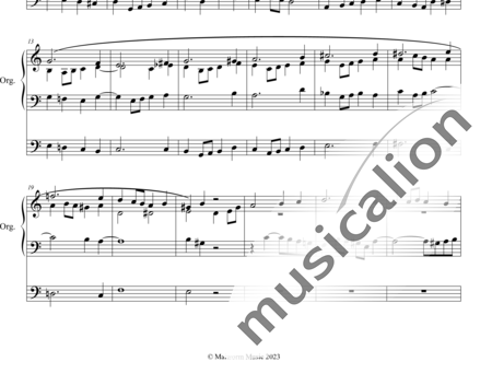 Gleitz, Carl Anton: Fuge C-Dur - Orgel>mPed:1