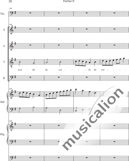 Schäfer, Martina: Missa historica, Credo- 1.Teil - Solo>Sop/Alt/Ten/Bass+Chor>SATB+Vc+Hf+OrgmP:26