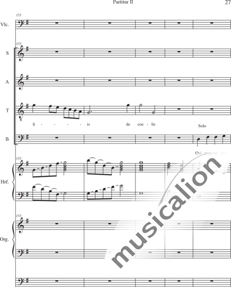 Schäfer, Martina: Missa historica, Credo- 1.Teil - Solo>Sop/Alt/Ten/Bass+Chor>SATB+Vc+Hf+OrgmP:27