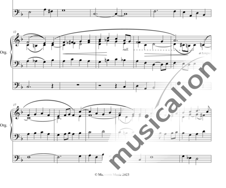 Simper, Caleb: Meditation F-Dur - Orgel>mPed:1