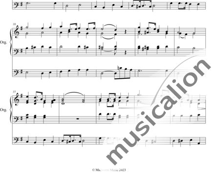Simper, Caleb: March G-Dur - Orgel>mPed:1