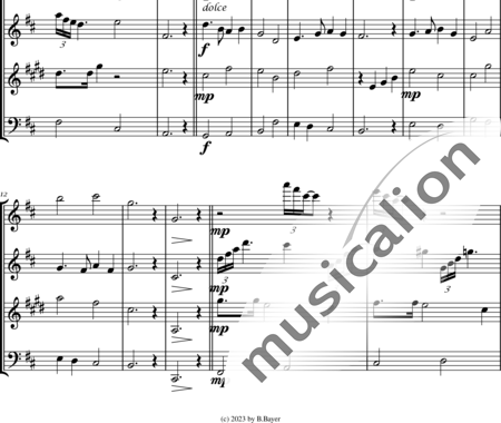 Bayer, Artur: Autumn Wind for Wind Quartet - Flauta +[Ob+Clar+Fg]:1