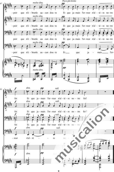 Franck, César: Hymne - Chor>TTBB+Klavier:9