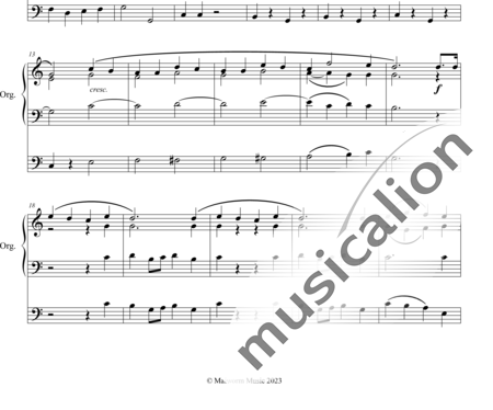 Simper, Caleb: Chorus Thou crownest ther year - Orgel:1
