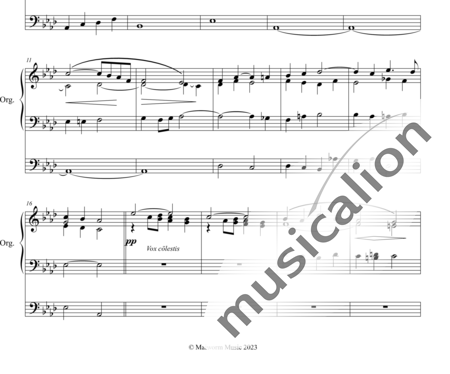 Simper, Caleb: Communion As-Dur II - Orgel>mPed:1