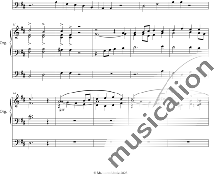 Simper, Caleb: Postlude D-major - Organ>wped:1