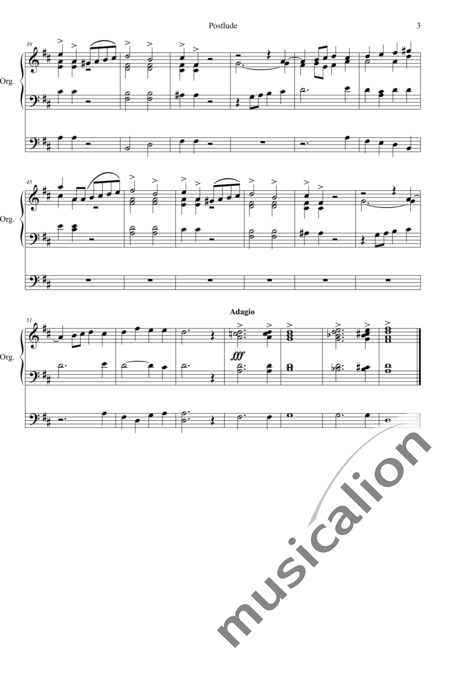 Simper, Caleb: Postlude D-major - Organ>wped:3