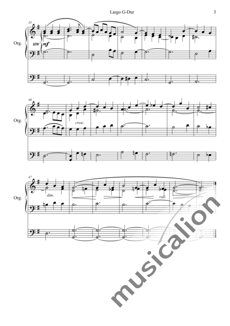 Simper, Caleb: Largo G-major - Organ>wped:3