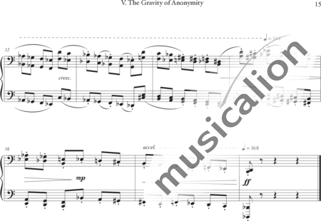 Lo, Yi-Ning: Neun Stücke für Klavier, 5. Satz: The Gravity of Anonymity - Klavier:2