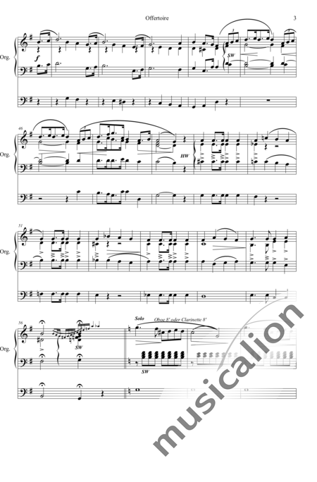 Simper, Caleb: Offertoire C-Dur - Orgel>mPed:3