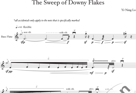Lo, Yi-Ning: The Sweep of Downy Flakes - Flute:0