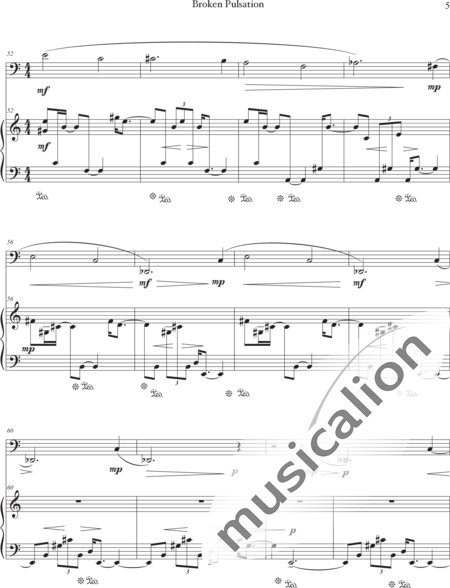 Lo, Yi-Ning: ​Broken Pulsation - Klavier+Tuba:5