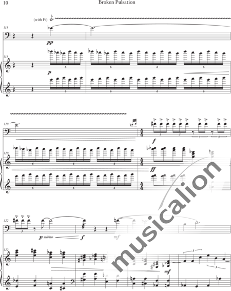 Lo, Yi-Ning: ​Broken Pulsation - Klavier+Tuba:10