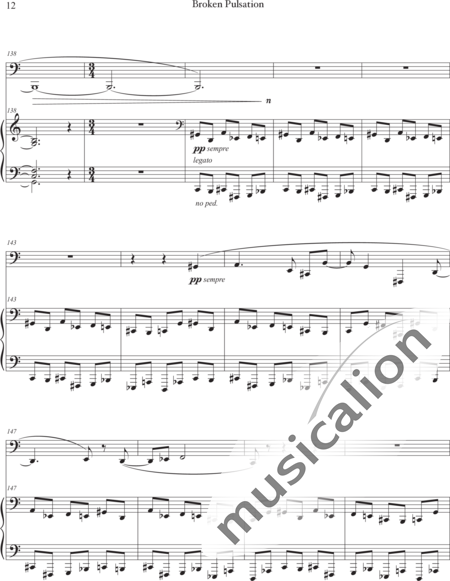 Lo, Yi-Ning: ​Broken Pulsation - Klavier+Tuba:12