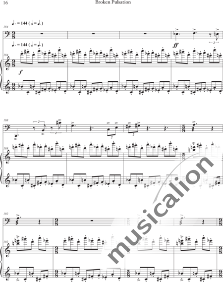 Lo, Yi-Ning: ​Broken Pulsation - Klavier+Tuba:16