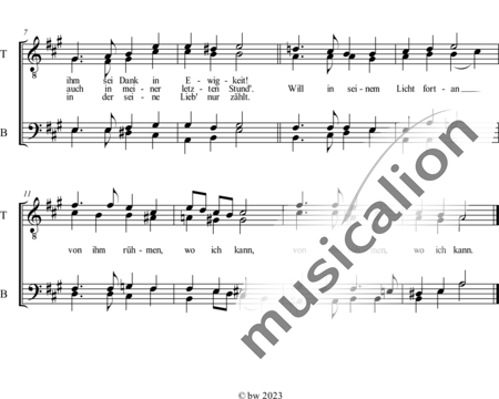 Fink, Gottfried Wilhelm: Gott mit mir auf allen Wegen (TTBB) (1) - Chor>TTBB:1