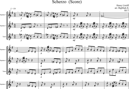 Litolff, Henry: Scherzo - Blockflöte 3:0