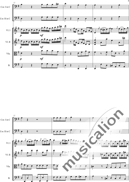 d'Agnesi, Maria Teresa: Ouverteur - Violín 2+Cr2+[Vla+Cb]:3