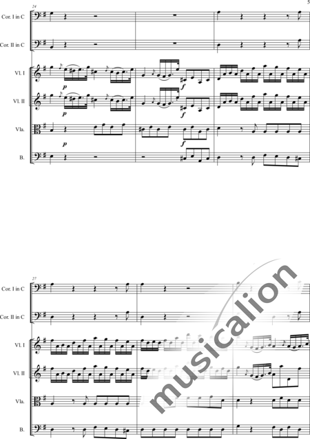 d'Agnesi, Maria Teresa: Ouverteur - Violín 2+Cr2+[Vla+Cb]:5