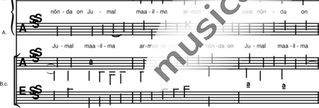 Wasmuth, Jan-Jürgen: Sest nõnda - Chor>SA+Klavier:1