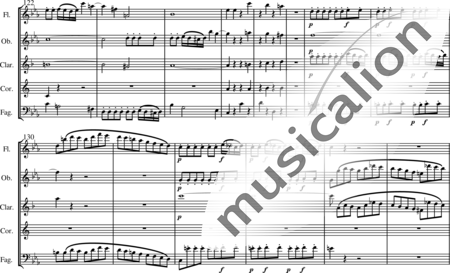 Mozart, Wolfgang Amadeus: Ouvertüre - Flöte+[Ob+Klar+Fg]+Hn:9