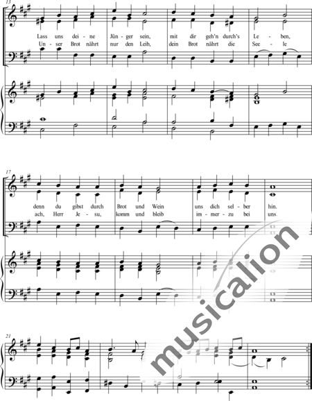Hanauska, Franz: Zur Gabenbereitung - Herr und Gott wir bringen dir - Chor>SAB+Klavier:2