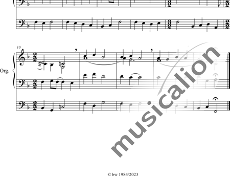 Ebeling, Johann Georg: Warum sollt' ich mich denn grämen (2) - Orgel>mPed:1