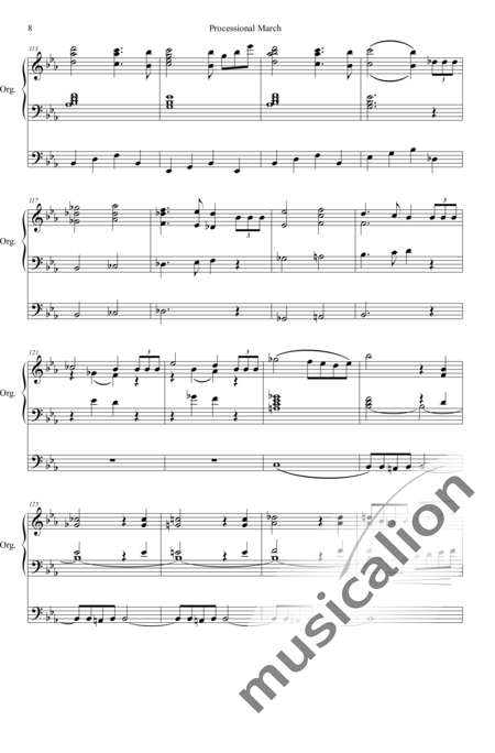 Guiraud, Ernest: Processional March - Organ>wped:8