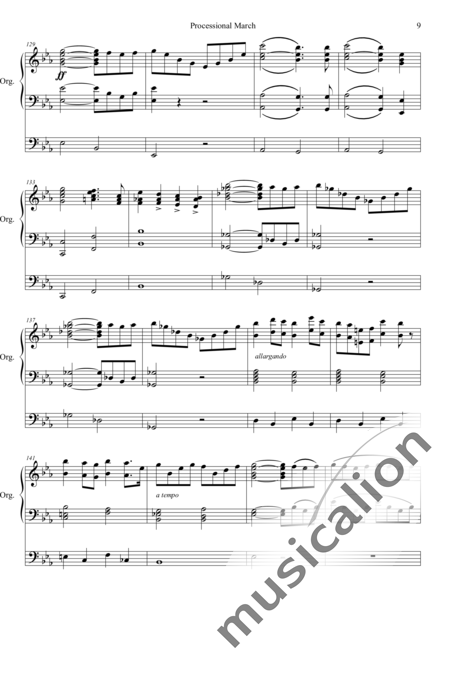 Guiraud, Ernest: Processional March - Organ>wped:9