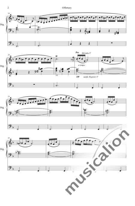 Lemaigre, Edmond: Offertory F-Dur - Orgel>mPed:2