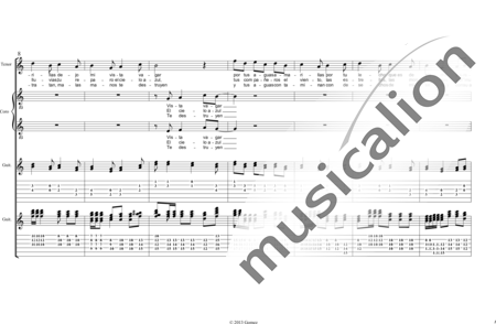 Gómez Vignes, Renato: Rio Mapocho - Solo>ten+Choir>XX+Gtr2:1
