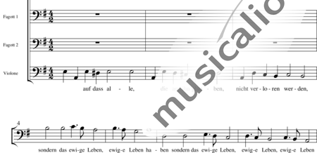 Schütz, Heinrich: Also hat Gott die Welt geliebt (Choralmotette) - Chor>SSATBB:1