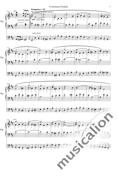 Grace, Harvey: Christmas Postlude - Orgel>mPed:7