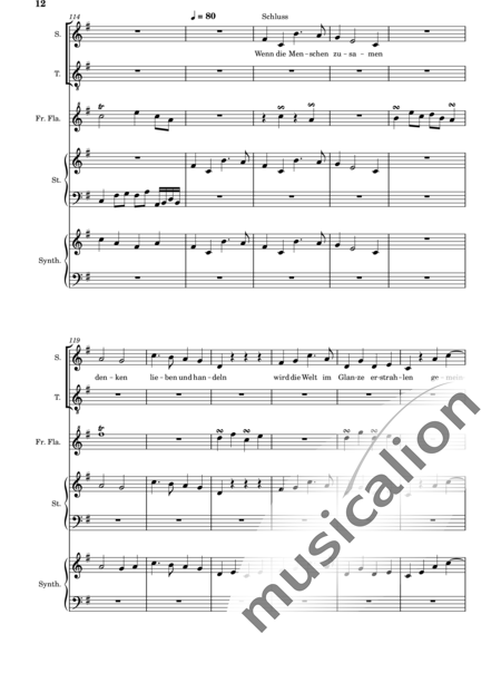 Hosta, Anna Maria: Universelle Liebe ist der Schlüssel - Solo>Sop/Ten+Hf+|aI+Sy:12