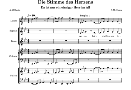 Hosta, Anna Maria: Die Stimme des Herzens - Solo>Sop/Ten+|aI3:0