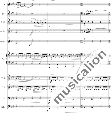 Villa-Lobos, Heitor: Bachianas Nr. 5 - Solo>Sop+[Vl2]+Kl+[KlarB]+[Vc+Kb]+TrpB+[SxEs+Fl]:9