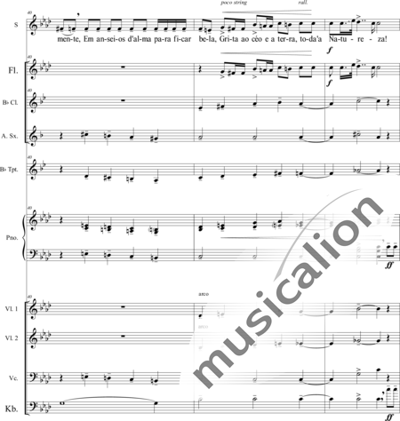 Villa-Lobos, Heitor: Bachianas Nr. 5 - Solo>Sop+[Vl2]+Kl+[KlarB]+[Vc+Kb]+TrpB+[SxEs+Fl]:16
