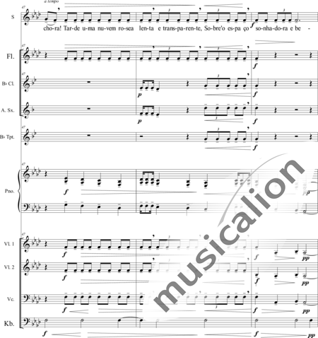 Villa-Lobos, Heitor: Bachianas Nr. 5 - Solo>Sop+[Vl2]+Kl+[KlarB]+[Vc+Kb]+TrpB+[SxEs+Fl]:19