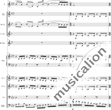 Villa-Lobos, Heitor: Bachianas Nr. 5 - Solo>Sop+[Vl2]+Kl+[KlarB]+[Vc+Kb]+TrpB+[SxEs+Fl]:21