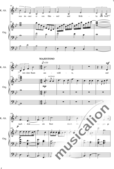 Schäfer, Martina: Wyborada - Orchesterfassung - II. Satz-Geburt - Solo>Alt/Bass+Chor>SSAATB+[TrpC+Pos]+Org+[Tb]:7