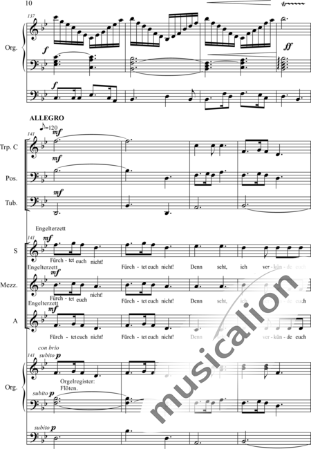 Schäfer, Martina: Wyborada - Orchesterfassung - II. Satz-Geburt - Solo>Alt/Bass+Chor>SSAATB+[TrpC+Pos]+Org+[Tb]:10
