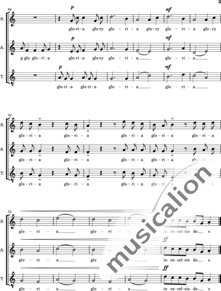 Berry, Diane: Gloria - Chor>SAT:5