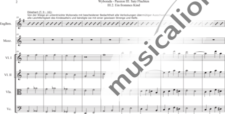 Schäfer, Martina: Wyborada - String Version - III. Movement: Escapes, No. 2-A Pious Child - Solo>alt+[Vln2+Vla+Vlc]:1