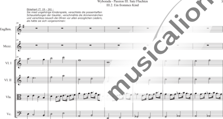 Schäfer, Martina: Wyborada - String Version - III. Movement: Escapes, No. 2-A Pious Child - Solo>alt+[Vln2+Vla+Vlc]:2