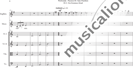 Schäfer, Martina: Wyborada - String Version - III. Movement: Escapes, No. 2-A Pious Child - Solo>alt+[Vln2+Vla+Vlc]:5