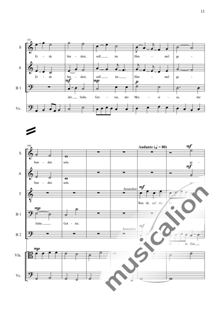 Schäfer, Martina: Wyborada - String Version - IV. Movement - Solo>sop/alt2/ten/bass2+Choir>SAATBB+[Vln+Vla+Vlc]:11