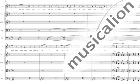 Schäfer, Martina: Wyborada - String Version - VI Movement: Crucifixion, No. 3 Pieta - Solo>sop+[Vl2+Vla+Vc]:1